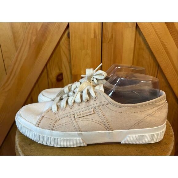 Superga 2750 Organic Canvas Natural Dye Mix Cream Eclipta Jam Root size 41/9.5 - Picture 1 of 8